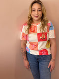 Western Checkered T Shirt