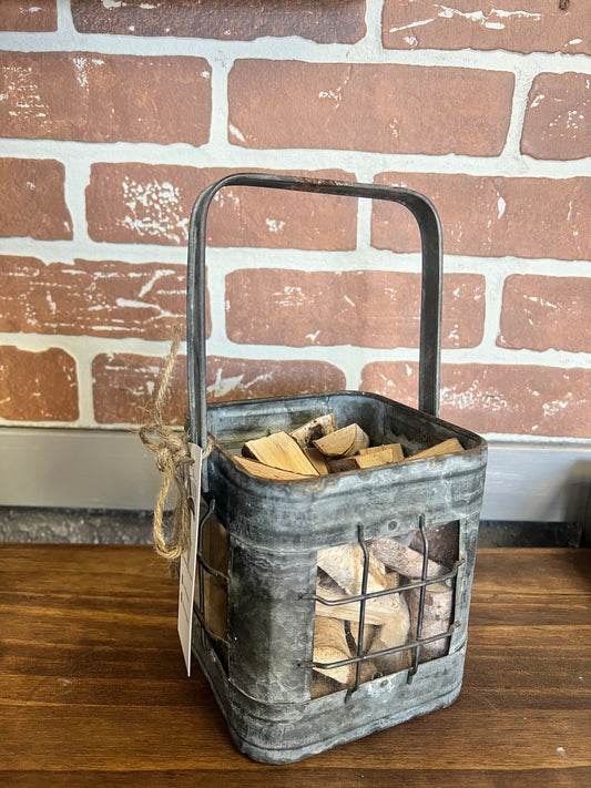 Wood Slice Centrepiece