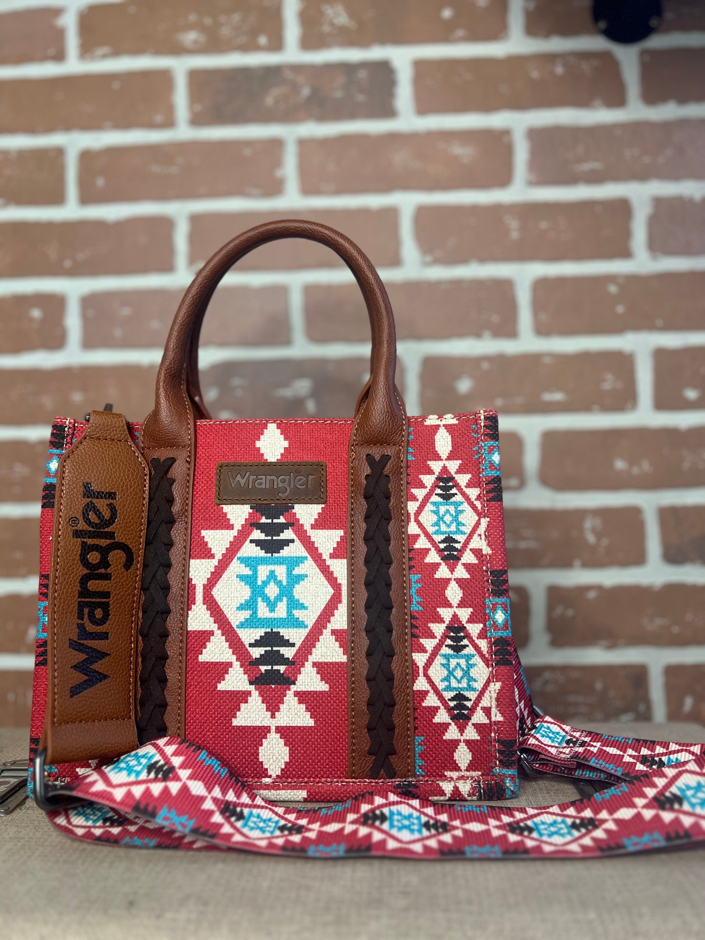 Wrangler Aztec Mini Tote Bag