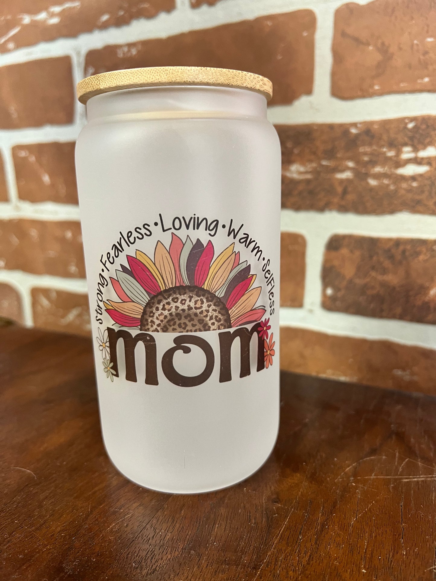 Sunflower Mom Dusted Cup