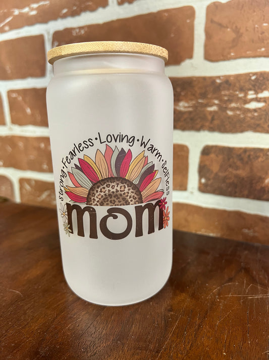 Sunflower Mom Dusted Cup