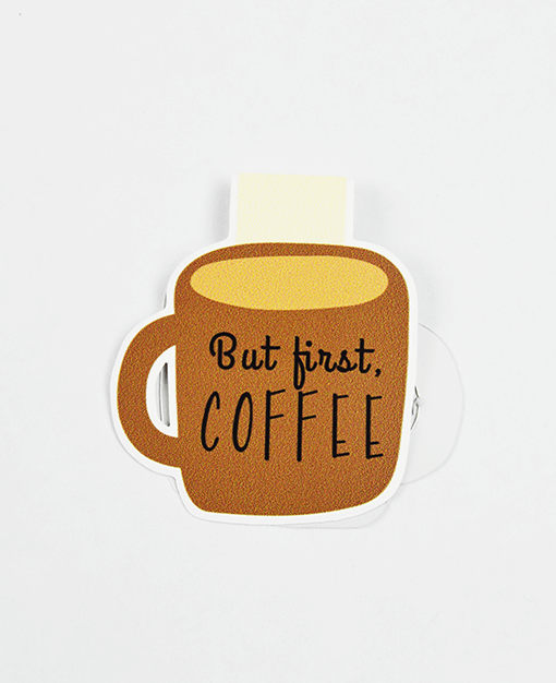 But First Coffee Magnetic Bookmark