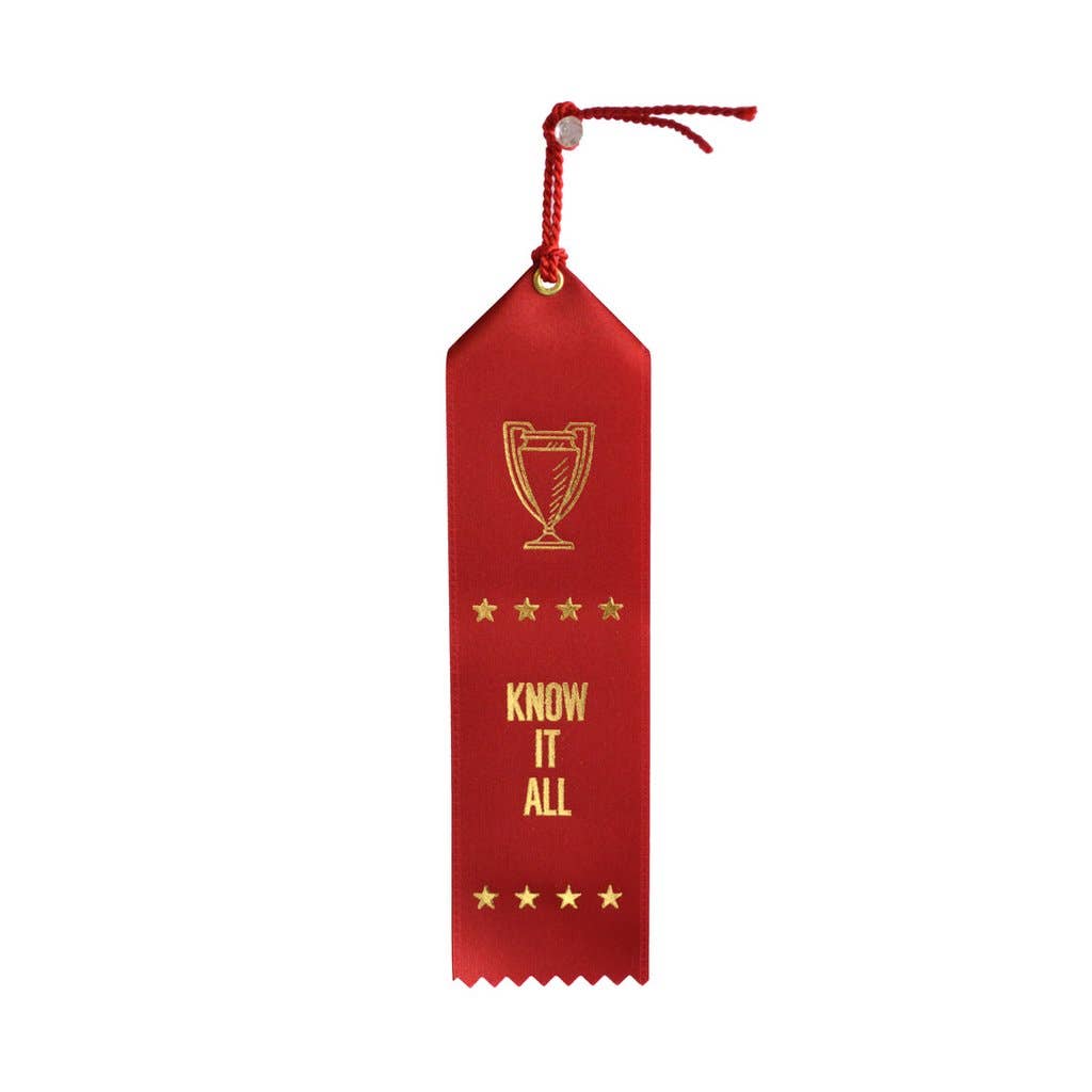 Know It All Ribbon