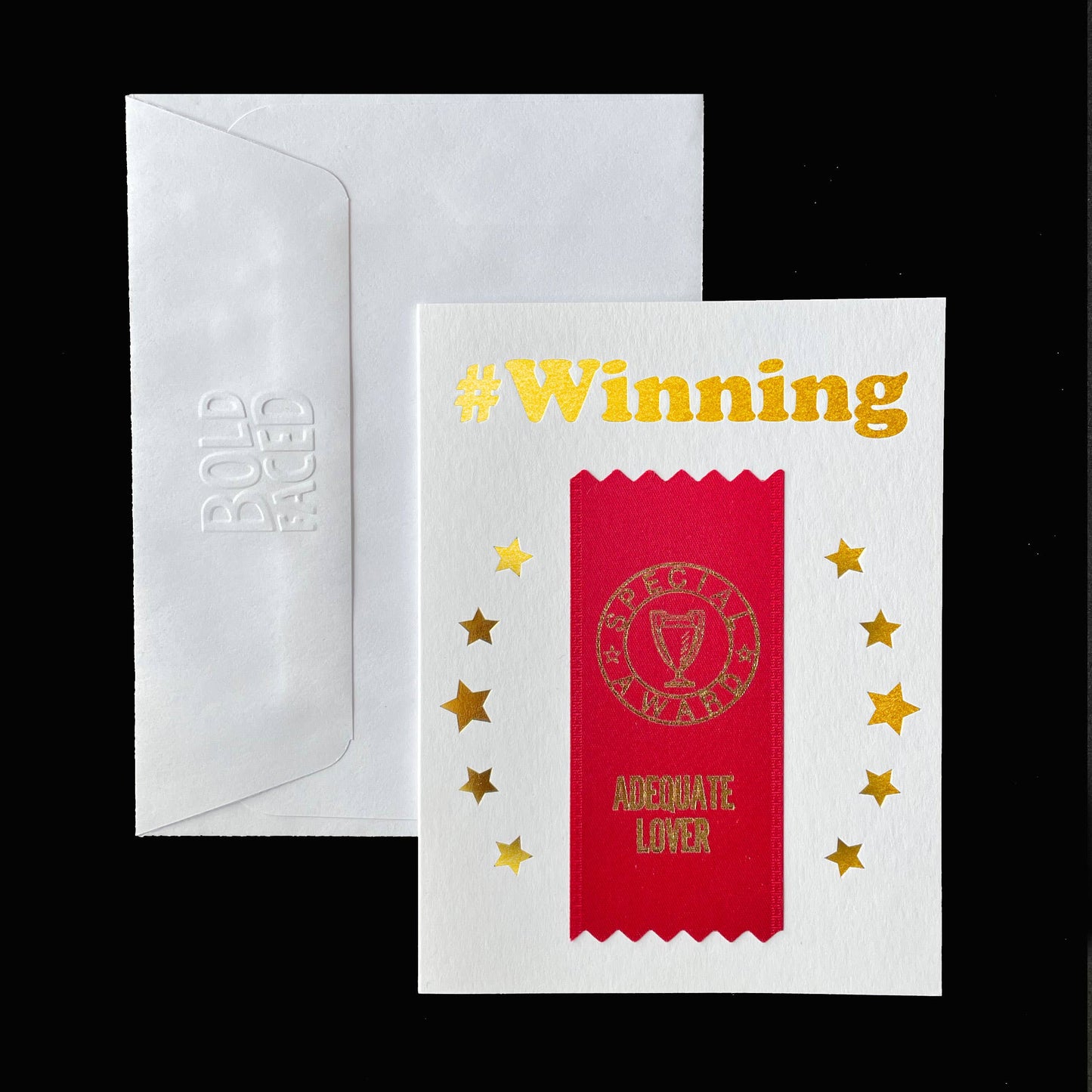 Adequate Lover Ribbon Card