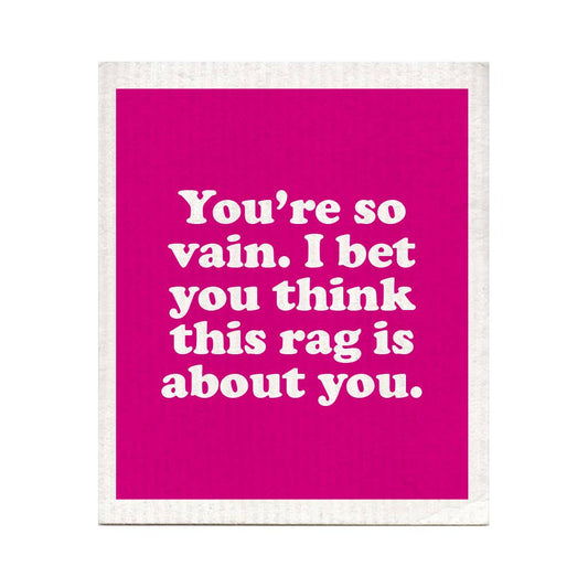 You're So Vain Dishcloth