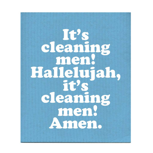 Hallelujah! It's Cleaning Men! Dishcloth