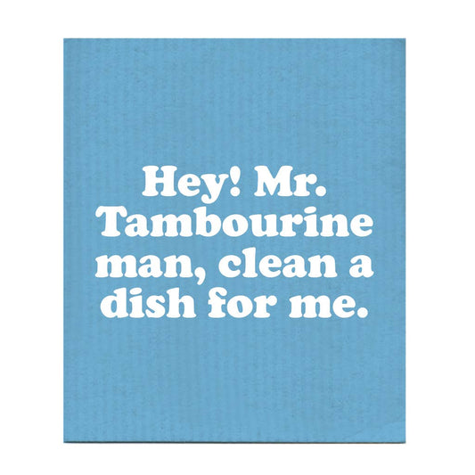 Tambourine Man Dishcloth