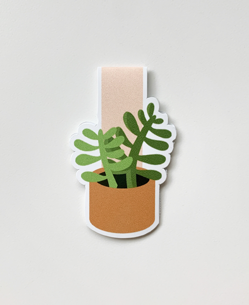 Succulent Magnetic Bookmark
