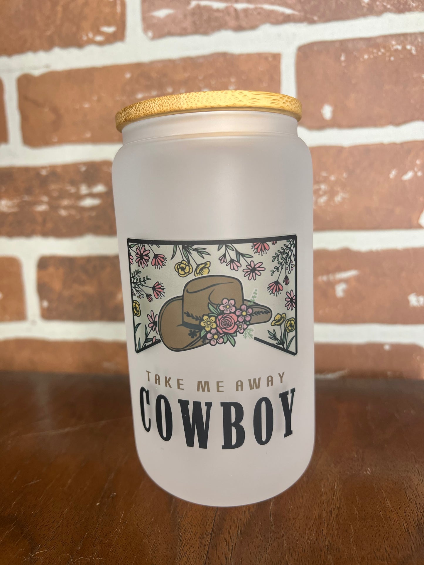 Cowboy Take Me Away Dusted Cup