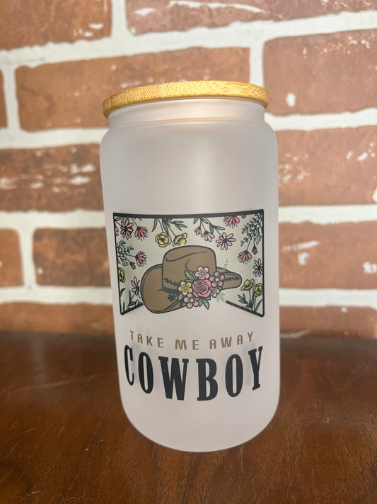 Cowboy Take Me Away Dusted Cup